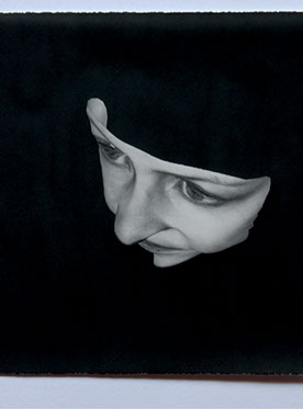 Broomberg & Chanarin, "Spirit Is A Bone: The Carpenter." Lampblack carbon transfer print, 11x14 inches. Published by The ƒ/Ø Project, 2018.