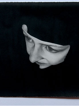 Broomberg & Chanarin, "Spirit Is A Bone: The Carpenter." Lampblack carbon transfer print, 11x14 inches. Published by The ƒ/Ø Project, 2018.