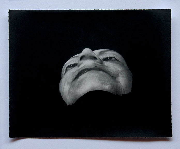 Broomberg & Chanarin, "Spirit Is A Bone: An Elegant Woman." Lampblack carbon transfer print, 11x14 inches. Published by The ƒ/Ø Project, 2018.