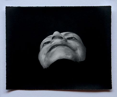 Broomberg & Chanarin, "Spirit Is A Bone: An Elegant Woman." Lampblack carbon transfer print, 11x14 inches. Published by The ƒ/Ø Project, 2018.