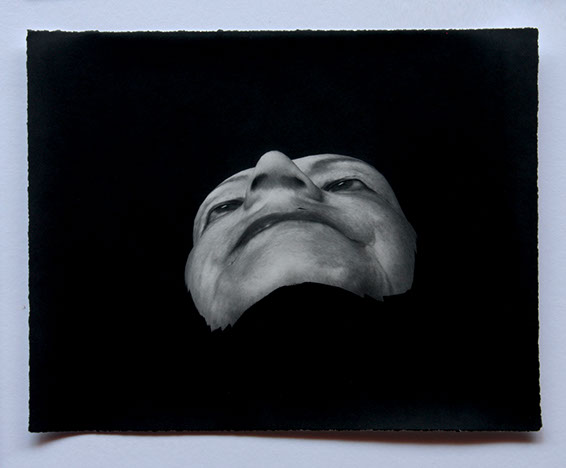 Broomberg & Chanarin, "Spirit Is A Bone: An Elegant Woman." Lampblack carbon transfer print, 11x14 inches. Published by The ƒ/Ø Project, 2018.