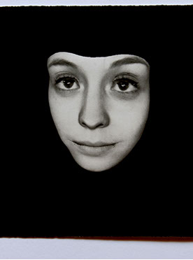 Broomberg & Chanarin, "Spirit Is A Bone: The Hiker." Lampblack carbon transfer print, 11x14 inches. Published by The ƒ/Ø Project, 2018.