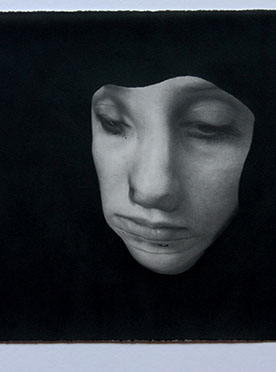 Broomberg & Chanarin, "Spirit Is A Bone: The Painter's Wife." Lampblack carbon transfer print, 11x14 inches. Published by The ƒ/Ø Project, 2018.