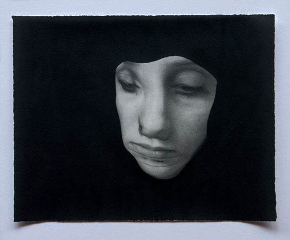 Broomberg & Chanarin, "Spirit Is A Bone: The Painter's Wife." Lampblack carbon transfer print, 11x14 inches. Published by The ƒ/Ø Project, 2018.