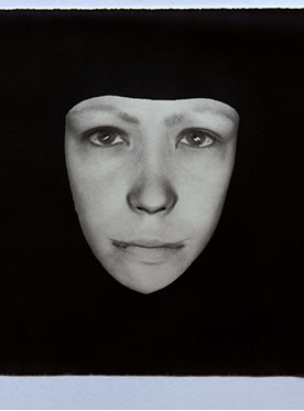 Broomberg & Chanarin, "Woman of Progressive Intellect." Lampblack carbon transfer print, 11x14 inches. Published by The ƒ/Ø Project, 2018.