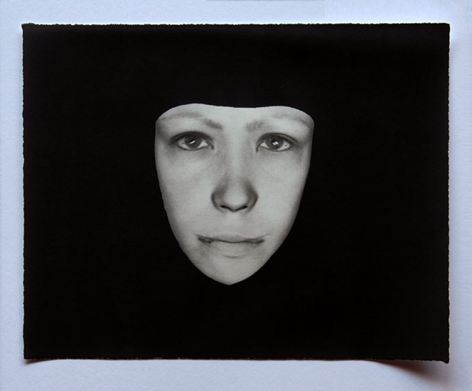 Broomberg & Chanarin, "Woman of Progressive Intellect." Lampblack carbon transfer print, 11x14 inches. Published by The ƒ/Ø Project, 2018.