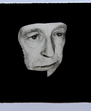 Broomberg & Chanarin, "Spirit Is A Bone: The Writer." Lampblack carbon transfer print, 11x14 inches. Published by The ƒ/Ø Project, 2018.