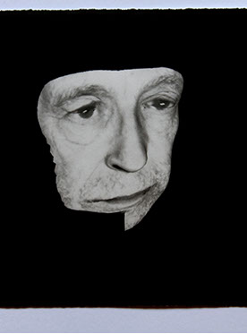 Broomberg & Chanarin, "Spirit Is A Bone: The Writer." Lampblack carbon transfer print, 11x14 inches. Published by The ƒ/Ø Project, 2018.