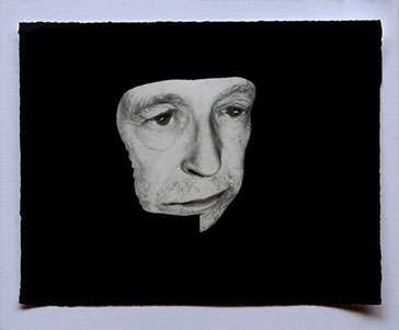 Broomberg & Chanarin, "Spirit Is A Bone: The Writer." Lampblack carbon transfer print, 11x14 inches. Published by The ƒ/Ø Project, 2018.