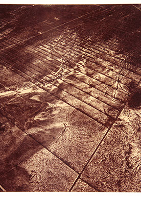 David Maisel portfolio, "Proving Ground," albumen print, 3 of 9, 2017.