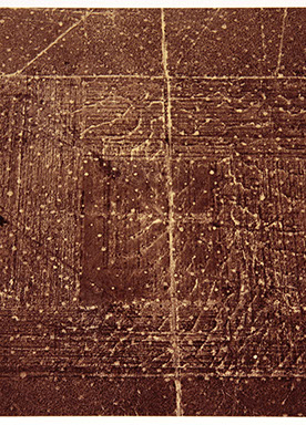 David Maisel portfolio, "Proving Ground," albumen print, 7 of 9, 2017.