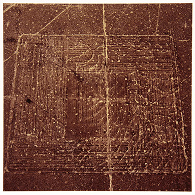 David Maisel portfolio, "Proving Ground," albumen print, 7 of 9, 2017.