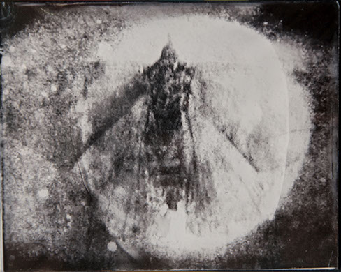 Michelle Stuart, "Night Over Alice Springs (detail)," 9 ambrotypes, panel B1, 8x10 inches each. Published by The ƒ/Ø Project, 2018.