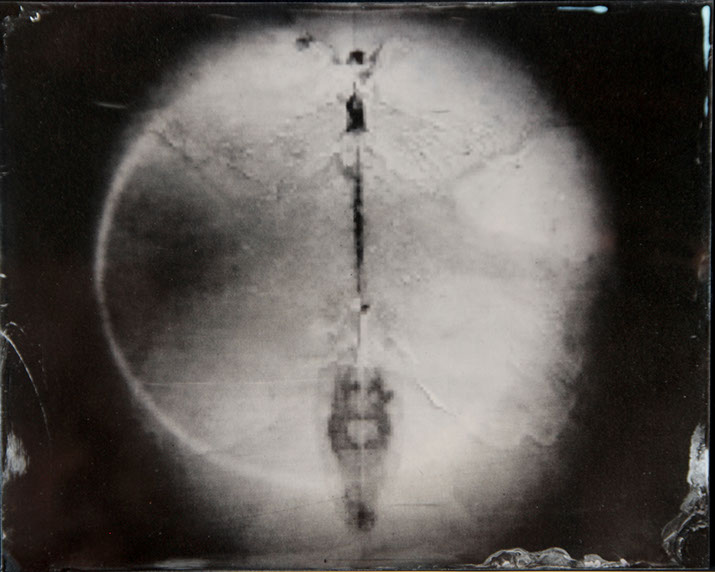 Michelle Stuart, "Night Over Alice Springs (detail)," 9 ambrotypes, panel C2, 8x10 inches each. Published by The ƒ/Ø Project, 2018.