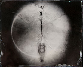 Michelle Stuart, "Night Over Alice Springs (detail)," 9 ambrotypes, panel C2, 8x10 inches each. Published by The ƒ/Ø Project, 2018.