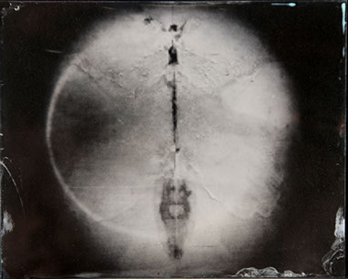 Michelle Stuart, "Night Over Alice Springs (detail)," 9 ambrotypes, panel C2, 8x10 inches each. Published by The ƒ/Ø Project, 2018.