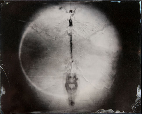 Michelle Stuart, "Night Over Alice Springs (detail)," 9 ambrotypes, panel C2, 8x10 inches each. Published by The ƒ/Ø Project, 2018.