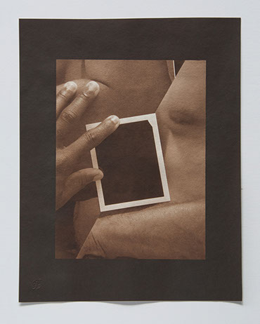 Paul Mpagi Sepuya, "Exposure (_1150781)," salt print, 10x7.5 inches on an 11x14 sheet. Published by The ƒ/Ø Project 2020.