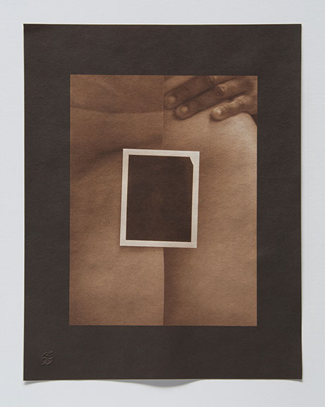 Paul Mpagi Sepuya, "Exposure (_1150827)," salt print, 10x7.5 inches on an 11x14 sheet. Published by The ƒ/Ø Project 2020.