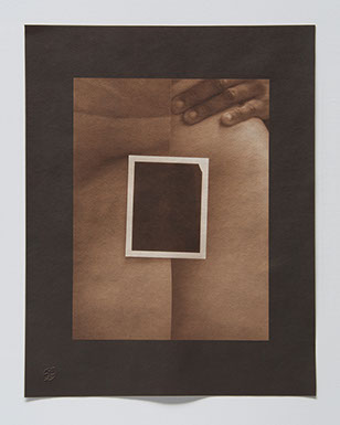 Paul Mpagi Sepuya, "Exposure (_1150827)," salt print, 10x7.5 inches on an 11x14 sheet. Published by The ƒ/Ø Project 2020.