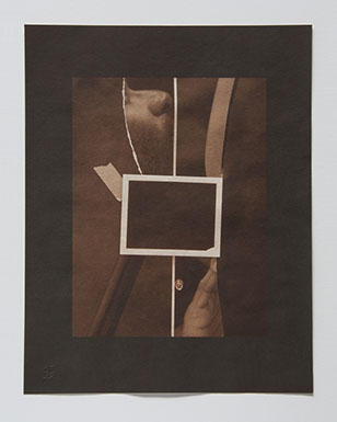 Paul Mpagi Sepuya, "Exposure (_1150833)," salt print, 10x7.5 inches on an 11x14 sheet. Published by The ƒ/Ø Project 2020.