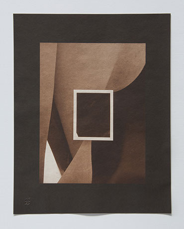 Paul Sepuya's "Exposure (_1140847)." One of six salt prints, each 10x7.5 inches on an 11x14 sheet. Published by The ƒ/Ø Project, 2020.