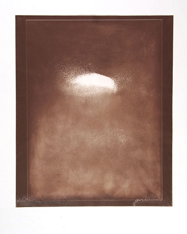 Alyson Shotz, "The Universe in a Grain of Salt #1,"salt print photogram, 14x17 inches. Published by The ƒ/Ø Project, 2019