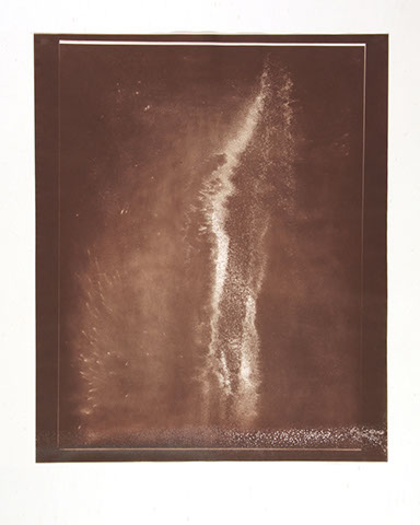 Alyson Shotz, "The Universe in a Grain of Salt #2,"salt print photogram, 14x17 inches. Published by The ƒ/Ø Project, 2019