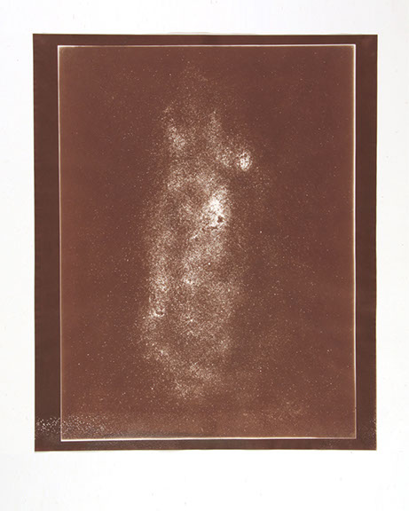 Alyson Shotz, "The Universe in a Grain of Salt #3,"salt print photogram, 14x17 inches. Published by The ƒ/Ø Project, 2019