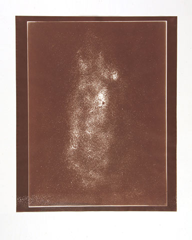 Alyson Shotz, "The Universe in a Grain of Salt #3,"salt print photogram, 14x17 inches. Published by The ƒ/Ø Project, 2019